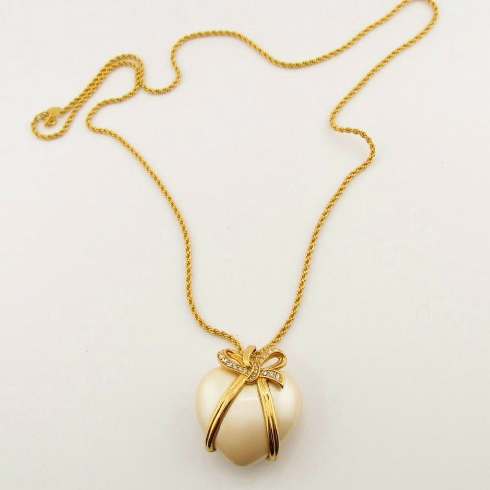 Joan Rivers Classics Collection Gold Heart Necklace - Picture 4 of 9